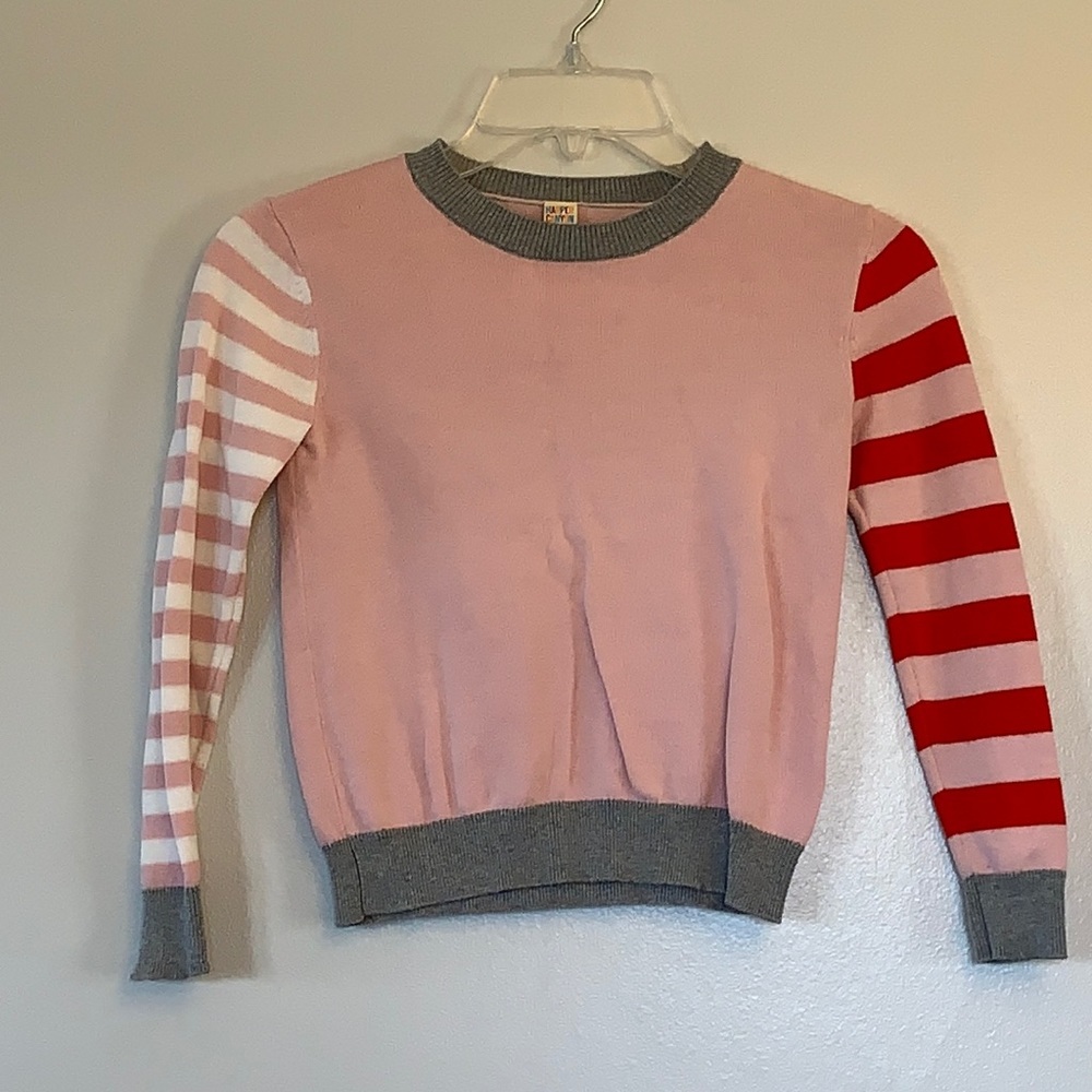 Harper‎ Canyon - size 6, pink/red/stripe sweater